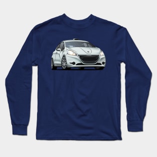 Peugeot 208 R2 Rally Car Long Sleeve T-Shirt